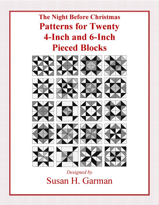 Sale! The Night Before Christmas: Patterns for Twenty 4-inch and 6-inch Pieced Blocks image 0