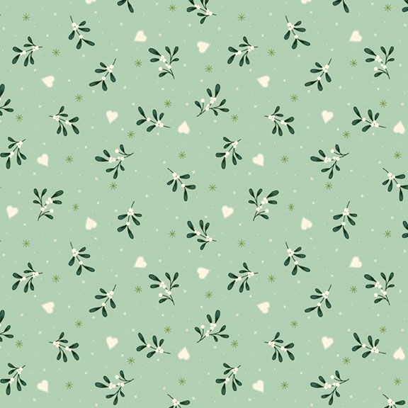 Make It Merry Hearts & Sprigs R791435D-Mint