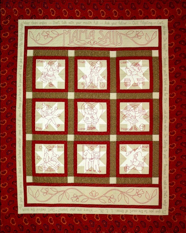 Redwork Mama Said Sale! image 0