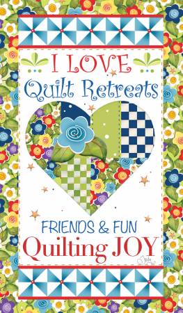 I Love Quilt Retreats Magnet image 0