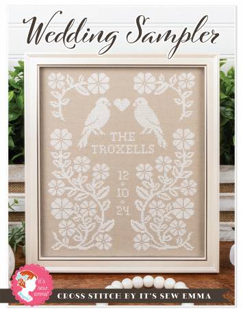 Wedding Sampler Cross Stitch Pattern image 0