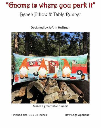 Gnome Is Where You Park it Bench Pillow Pattern Sale! image 0