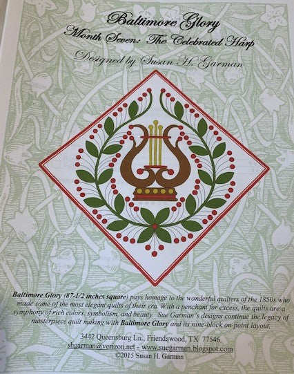 Baltimore Glory Block 7 Pattern Only Sale! image 0