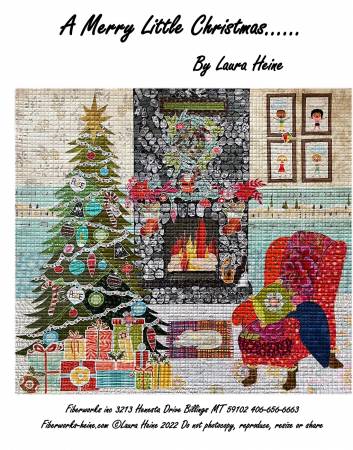 A Merry Little Christmas Collage Pattern by Laura Heine image 0
