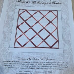 Baltimore Glory Block 10 Pattern Only Sale! image 0