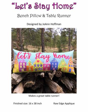 Let's Stay Home Bench Pillow & Table Runner image 0