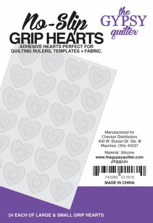 The Gypsy Quilter Stuck On You Grip Hearts Sale! image 0