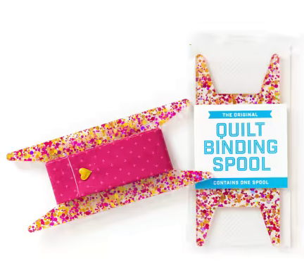 Binding Spool Pink & Gold Glitter