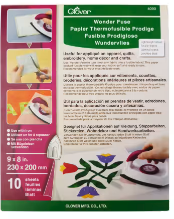 Wonder Fuse 9in x 8in Sheets 10ct